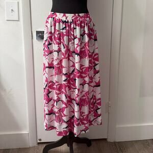 Beachy summer sheer midi skirt